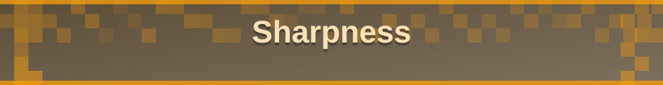 Sharpness banner